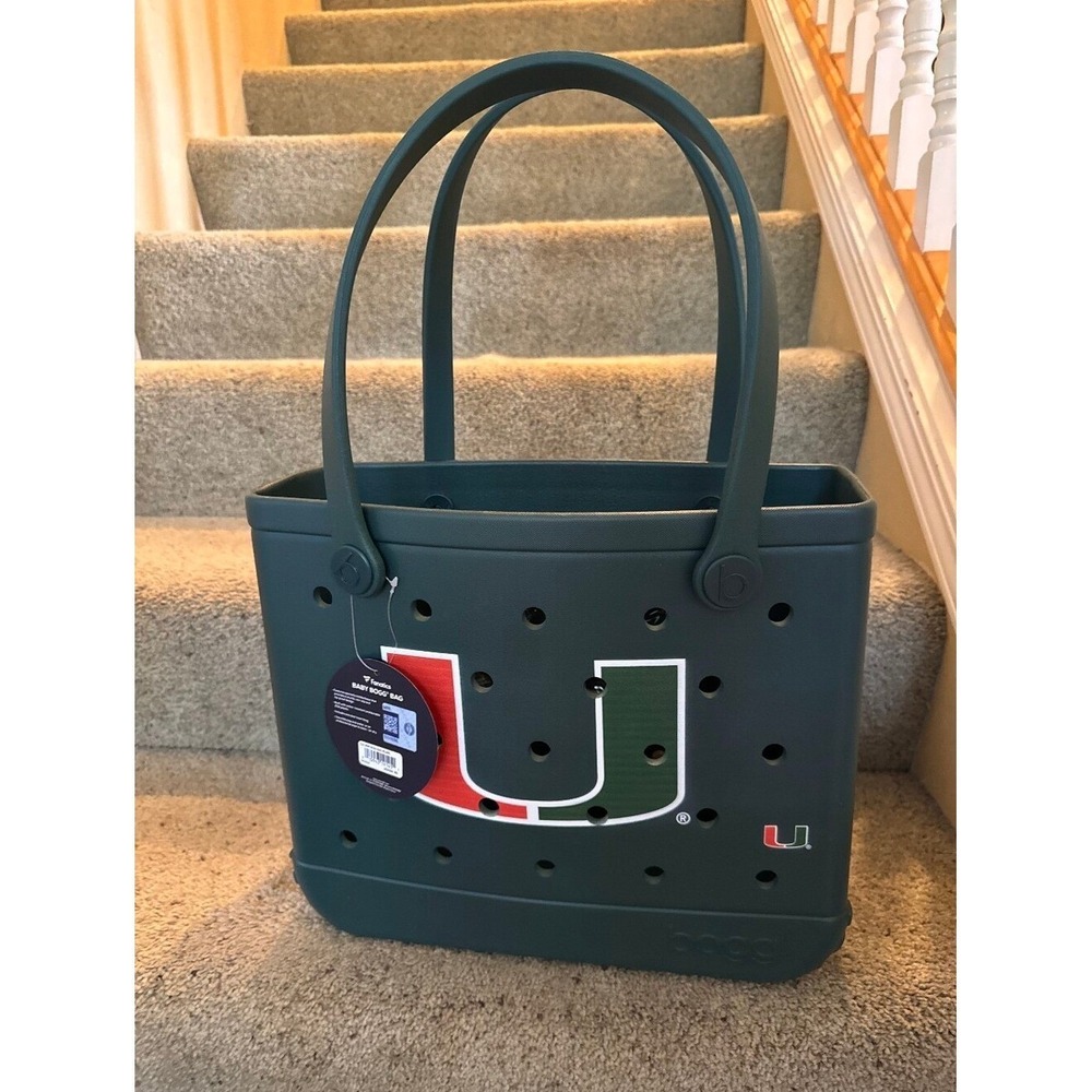 15" Bogg Bag University of Miami UM Hurricanes bogg Bag new